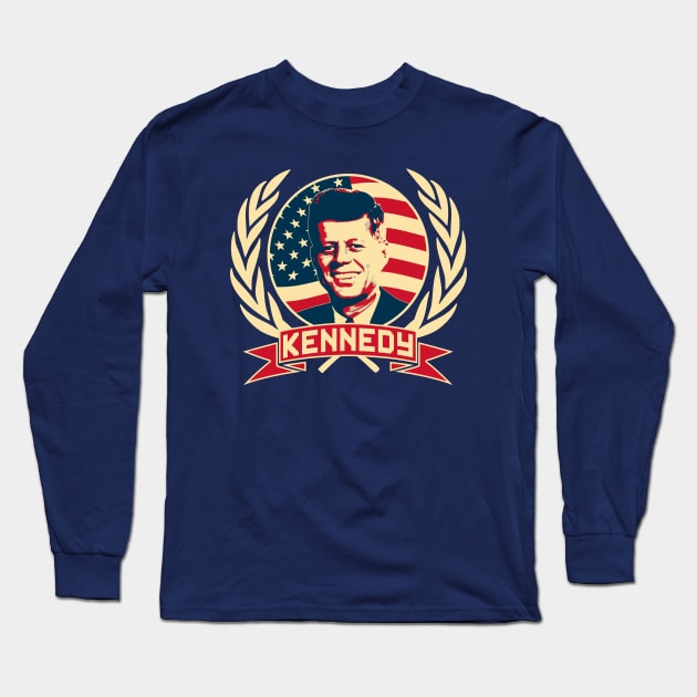 Kennedy Long Sleeve T-Shirt by Nerd_art